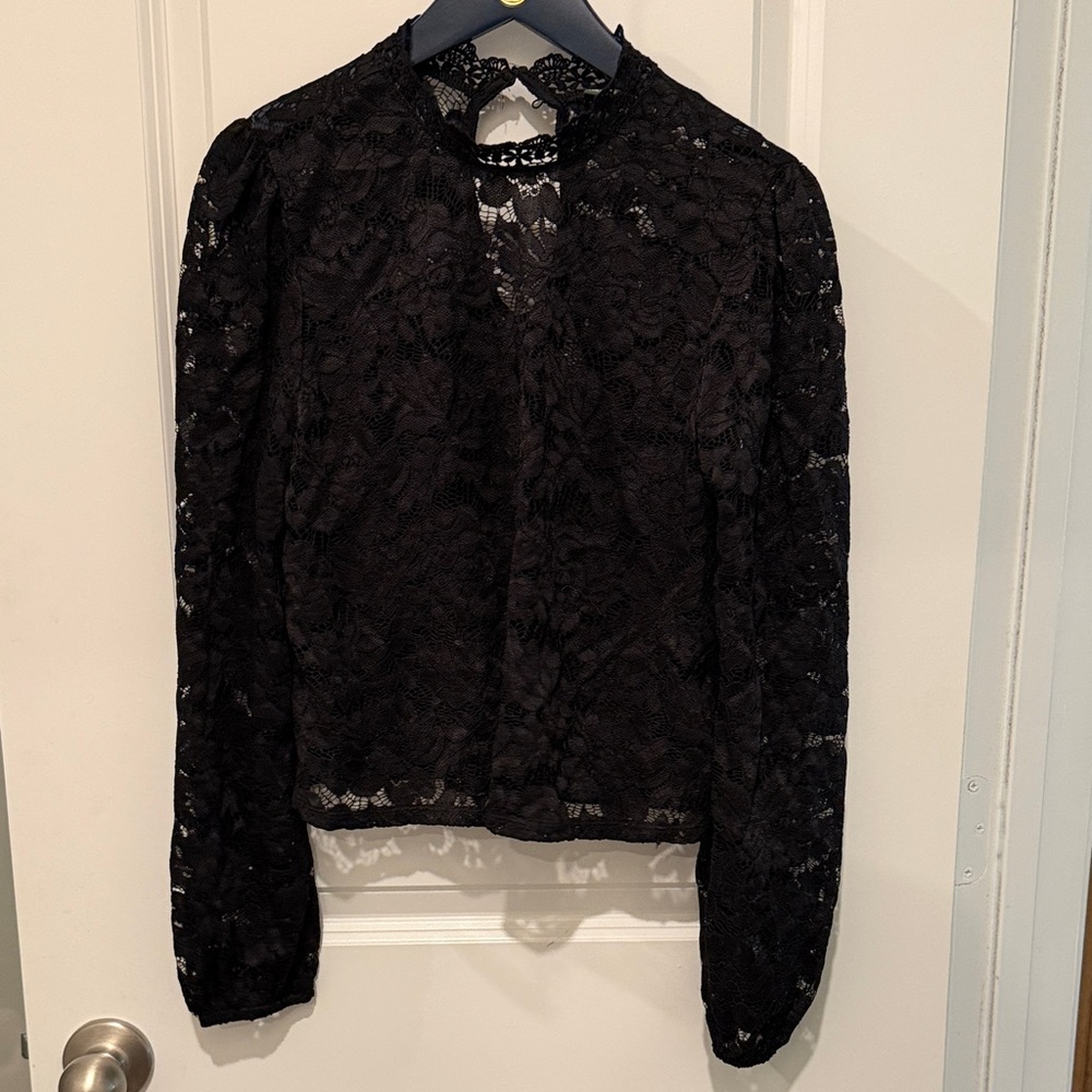 Wild fable tank under Black Lace Blouse